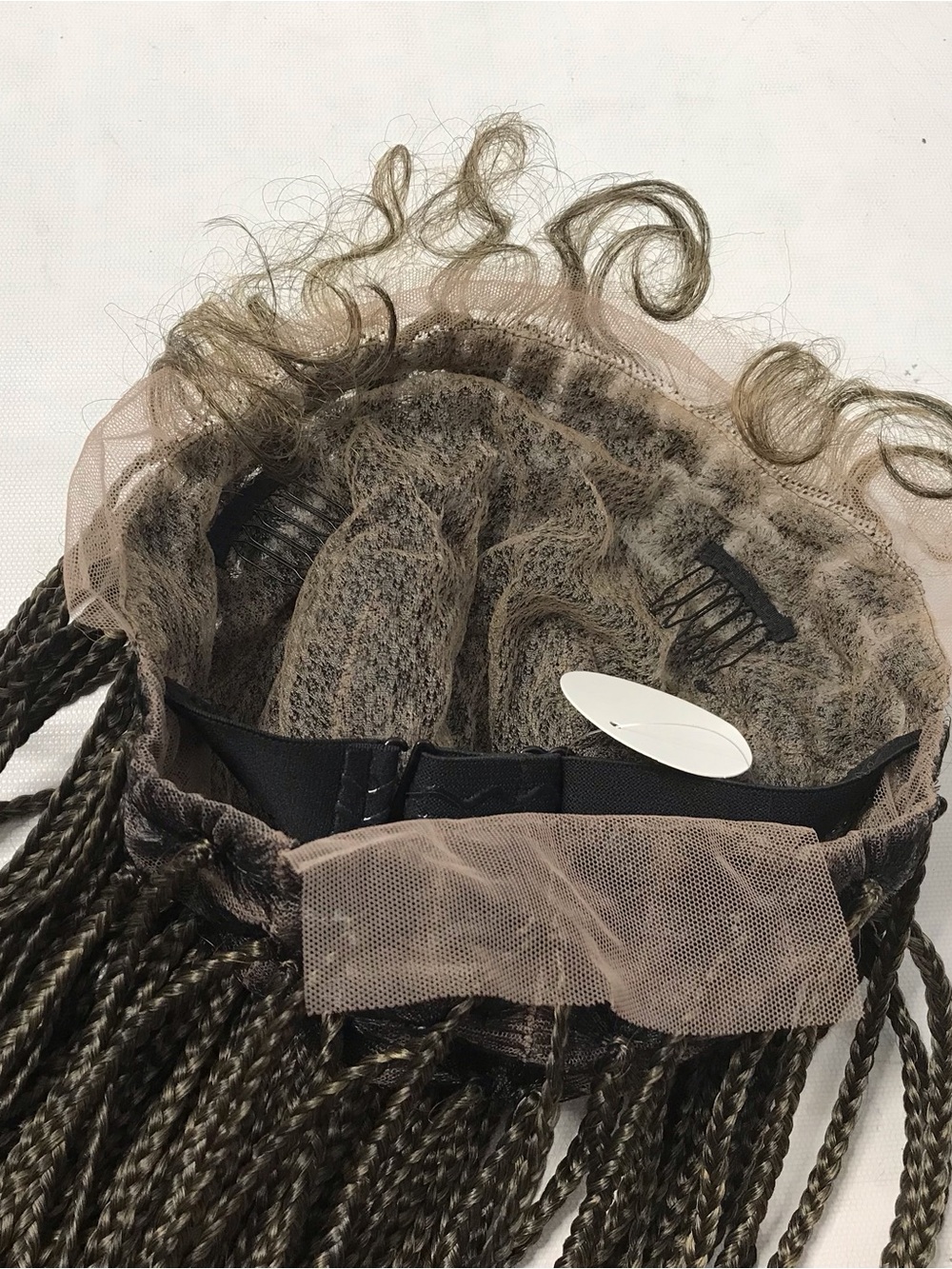New 29” Box Braids Braided Full Lace Front Synthethic Hair Long Wig T1B -27 - Picture 7 of 11